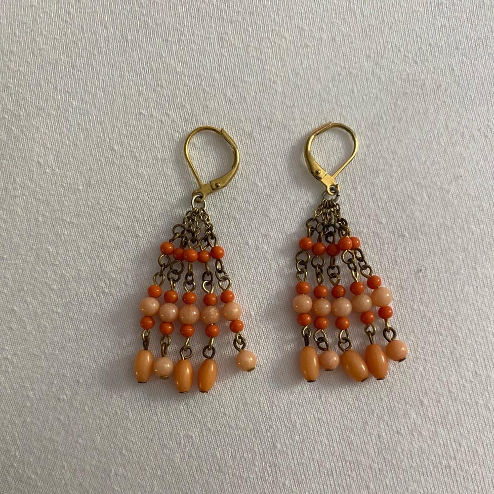 Pink earrings